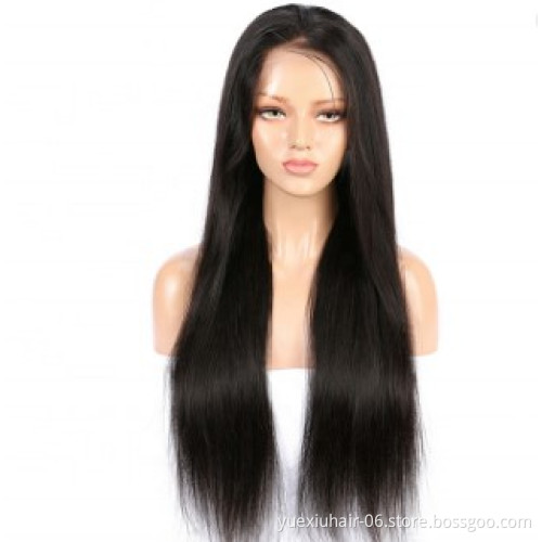180% Density Human, 10A Grade Silky Straight 13x4 13x6 Transparent Frontal Raw Indian Hair Lace Front Wigs Wig